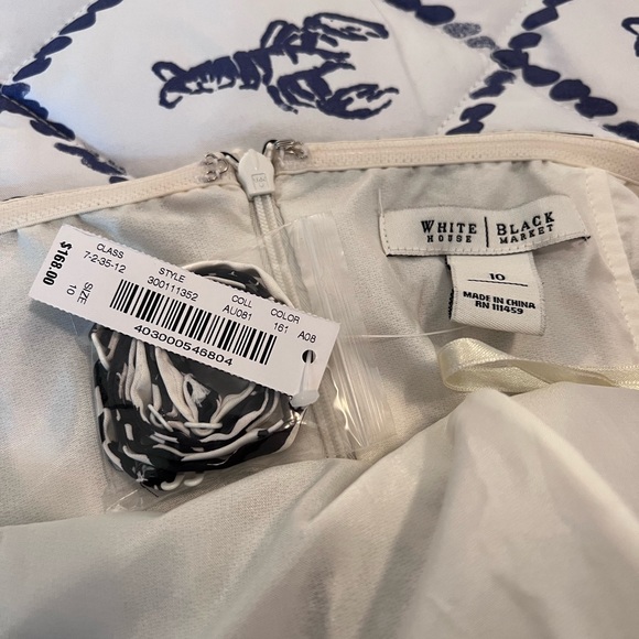 NWT White House Black Market strapless dress - Picture 6 of 13